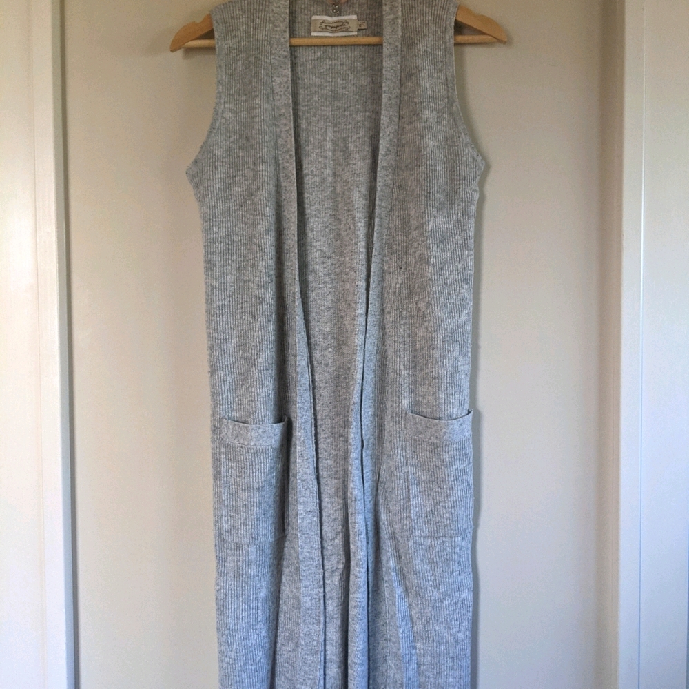 Plenty open vest cardigan